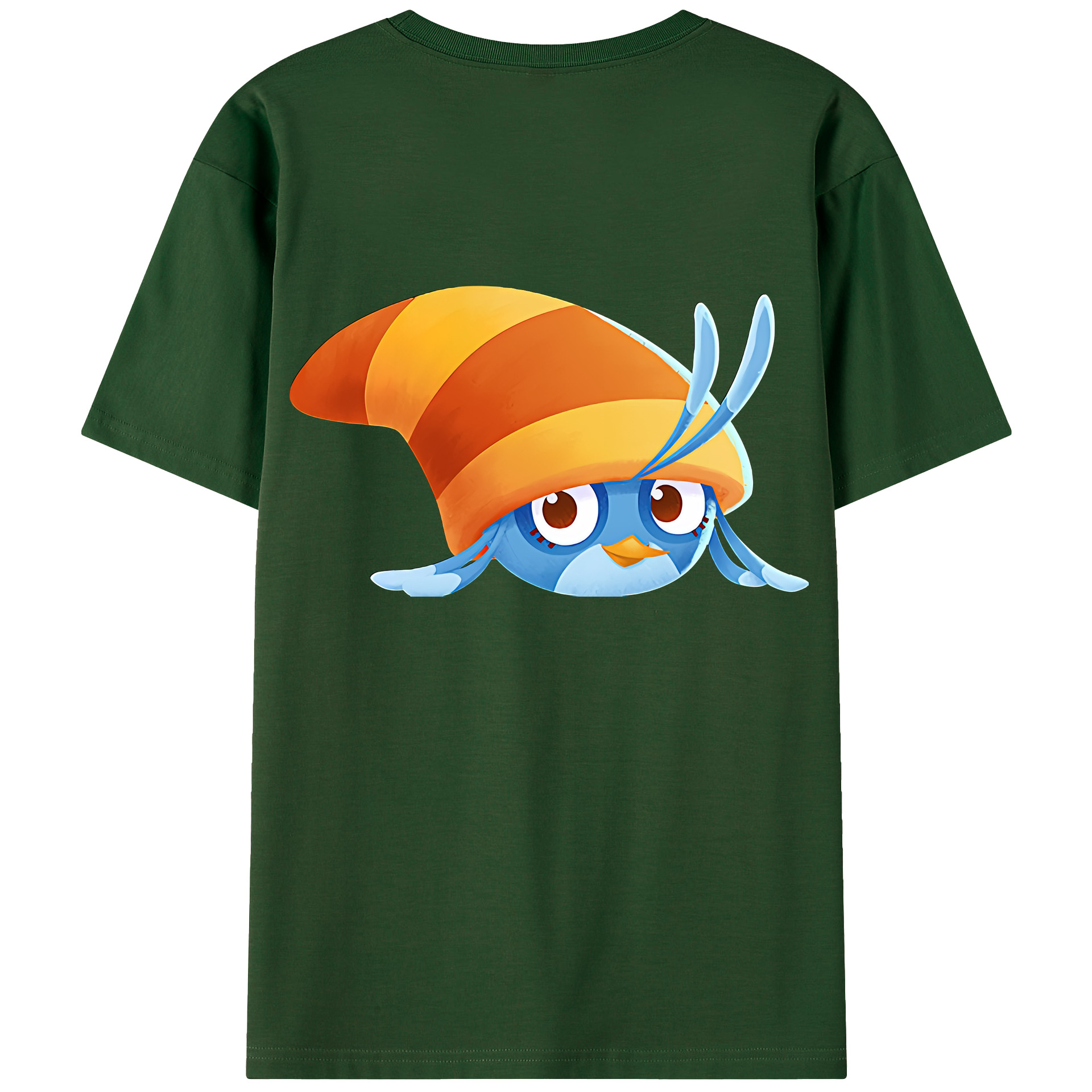 （画像用） Angry Birds アングリーバード 綿100％半袖Tシャツ（背面プリント）